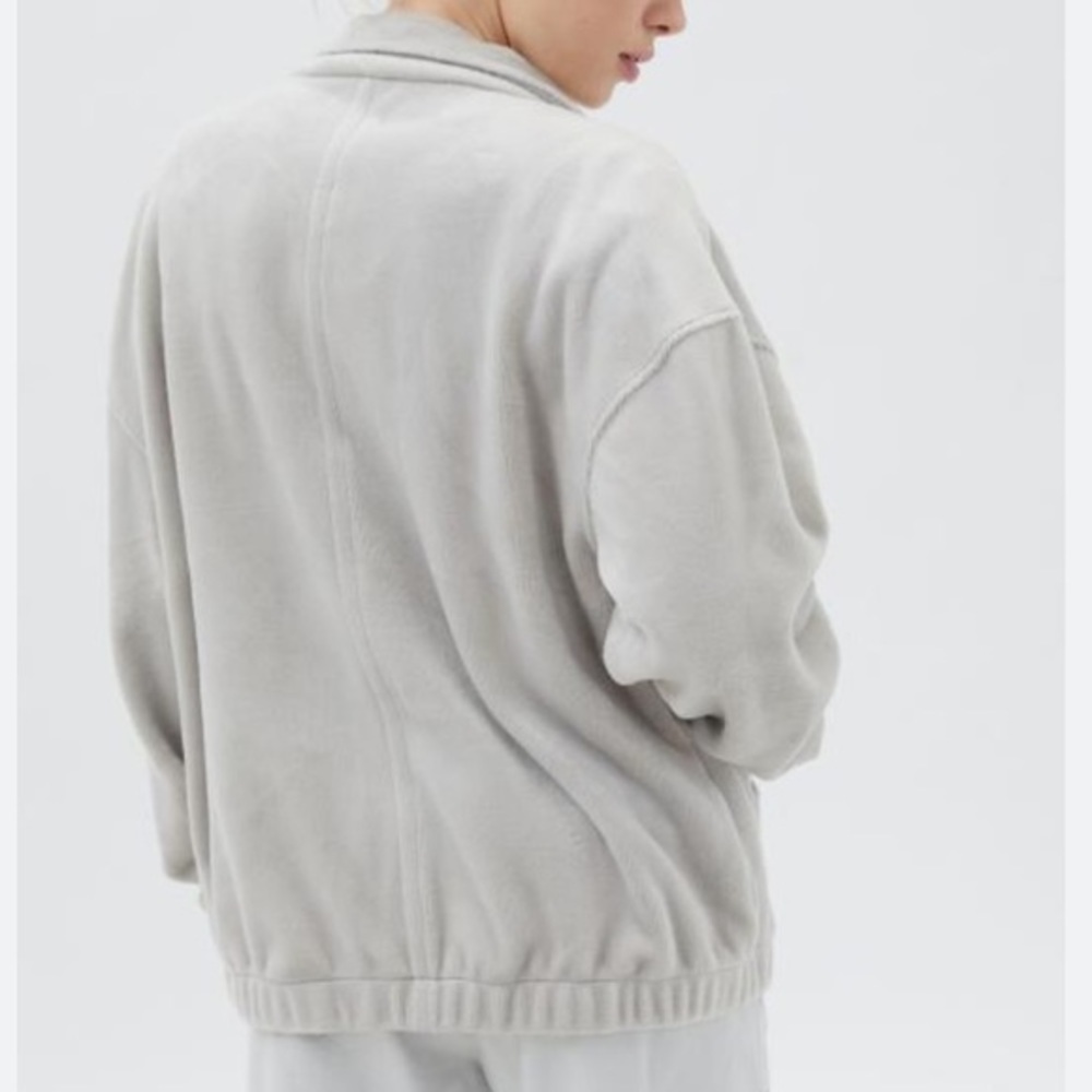 Urban Outfitters ‘Sophia’ plush fleece zip front jacket L - Picture 4 of 10